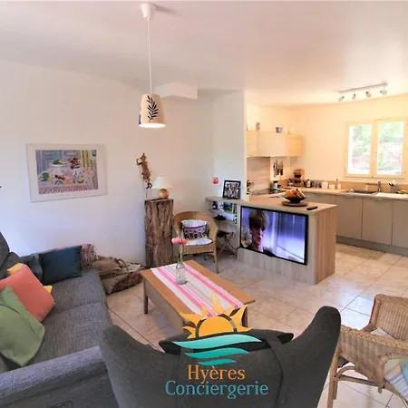 L'ecrin Costebelle-villa T4- Plage Wifi Clim By Hc Hyères