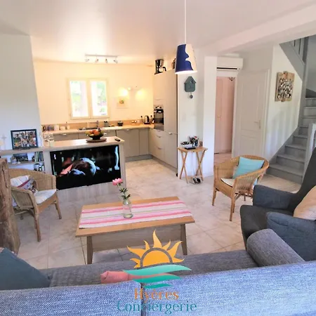 Ferienhaus L'ecrin Costebelle-villa T4- Plage Wifi Clim By Hc *